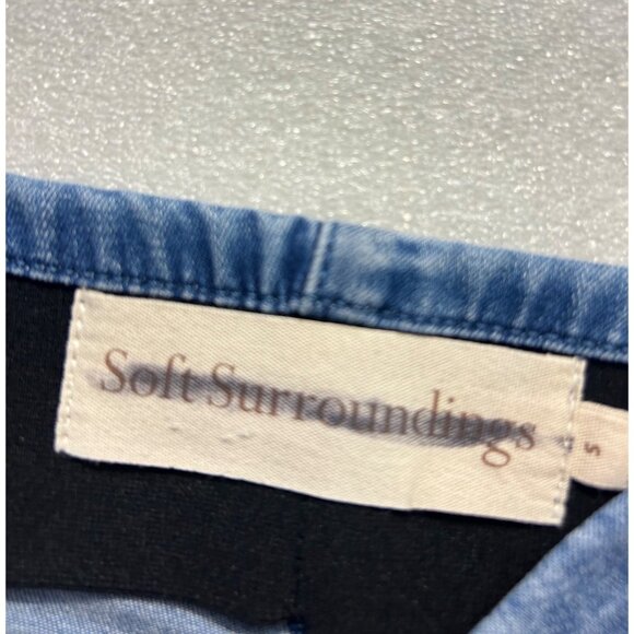 Soft Surroundings Ultimate Denim Pull-On Bootcut Jeans Small - Picture 5 of 5